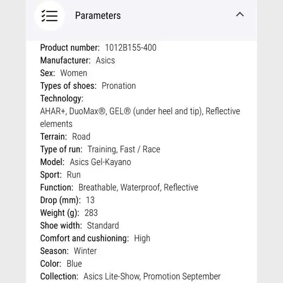 NIB Asics Wmns 8 39.5 Gel-Kayano 28 AWL Athletic Training Shoes Fitness Sneakers - Picture 10 of 12